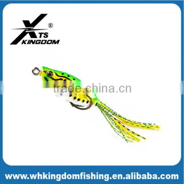 55mm 11g Top Water Soft Plastic Fishing Lure Frogs photo-2