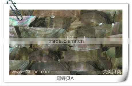 High Quality Natural Abalone Mother of Pearl Shell Paper Shell Sheet Shell Laminate photo-5