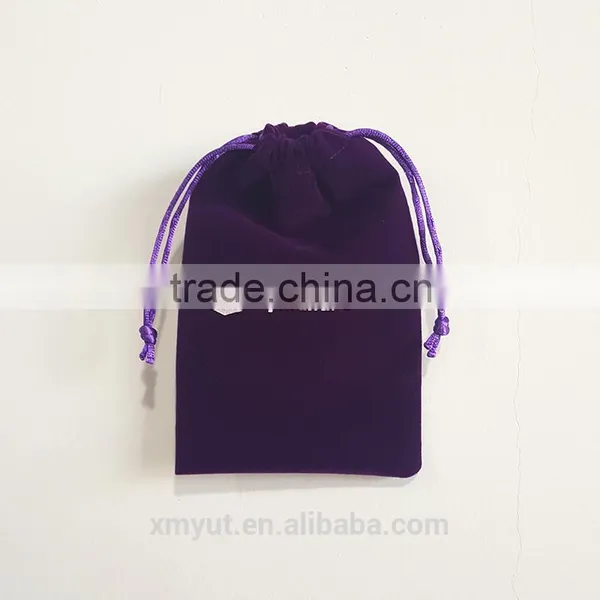 Promotional Cheap Small Custom Velvet Drawstring Pouch Bag photo-3