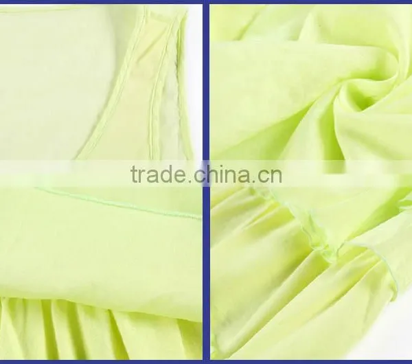 Plus Size Sleeveless Women Summer Chiffon Dress With Low Prices Made in China photo-4