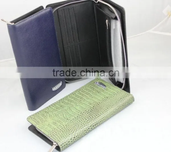 Top Quality Genuine Leather Hand Wallet Fashional Hand Wallet Custom Hand Wallet Genuine Leather Hand Wallet With Zipper photo-5