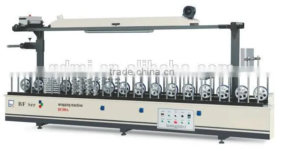 PVC profile wrapping machine