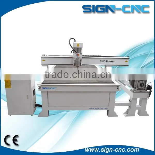 High Quality Wood Cnc Router With Rotary Device / Cylinder Engraving Machine for Sale photo-2