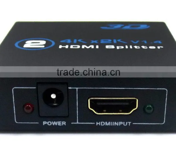 HD MI 2.0 Splitter 4K 1080P Port H DMI Splitter 1 in 2 0ut Audio Video Converter Support HDCP 3D With 5V Power Adpter photo-5