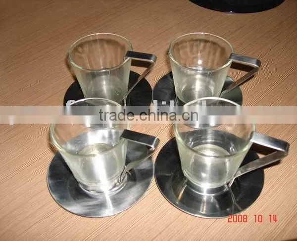100ml Glass Coffee Cup 4pcs Into 1 Box