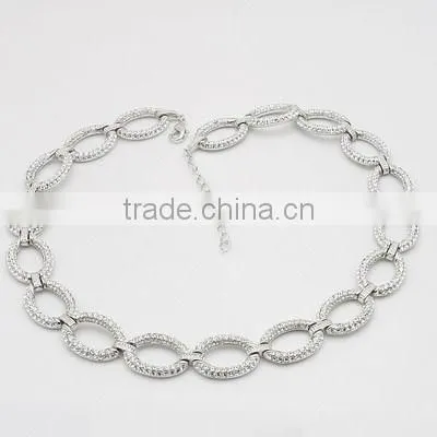 925 Silver Crystal Engagement Full Set Jewellery photo-2