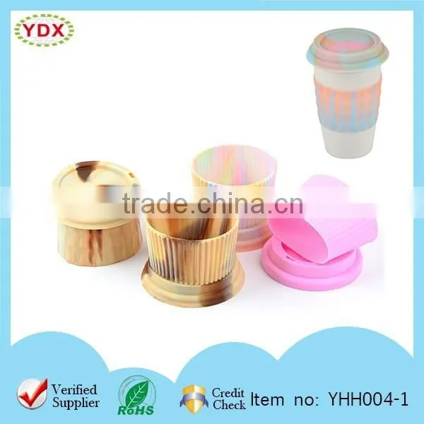 Insulation Silicone Hot Cup Holder/Glass Cup Holder/Silicone Cup Cap photo-2