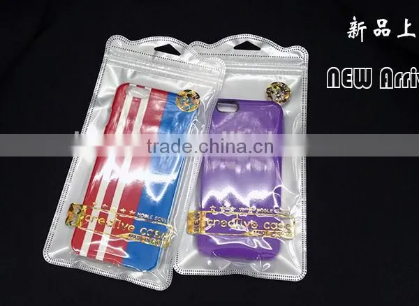 Cellphone Case Plastic Packaging Sleeve Poly Zipper of the Hot Stamping Print photo-2