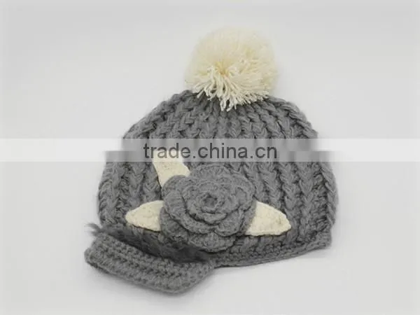 2015 New Design Wool Handmade Knitted Hat For Unisex photo-5