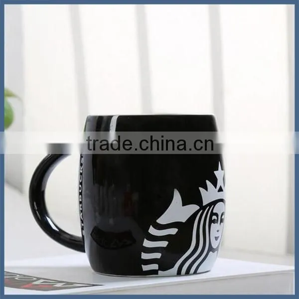 Grade A Custom Printing Porcelain Starbucks Coffee Mug photo-3
