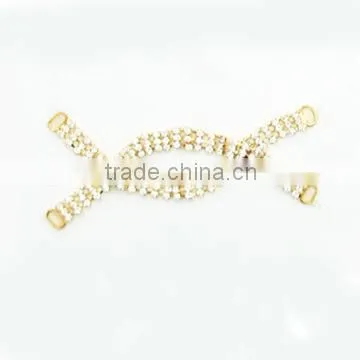 Colorful Buckle Flowery Shinning Lady Shoe Accessories