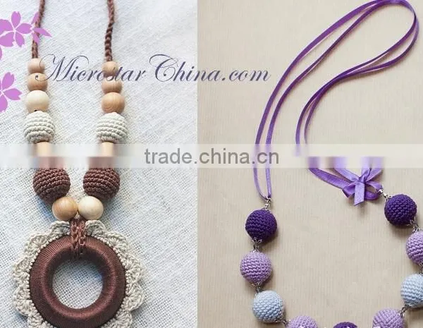 WOV1433 Handmade 14mm IN Stock DIY Ball Woven Beads Crochet Knitting For Sales photo-6