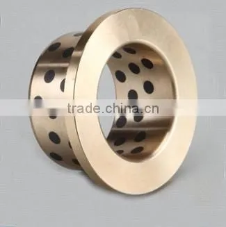 Customized Oilless Solid Lubricant Brass Bush photo-2