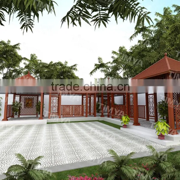 Outdoor Aluminum Frame Doubl Rome Gazebo photo-6