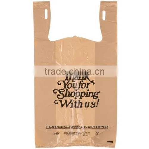 T-shirt Plastic Bag, HDPE/LDPE Shopping Bags photo-2