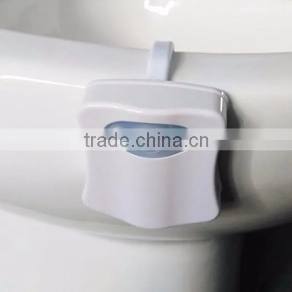 Red And Green LED Sensor Motion Activated Toilet Light Bathroom Flush Toilet Lamp Battery-Operated Night Light photo-4