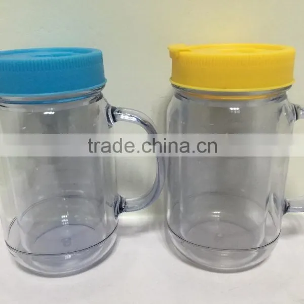 Mason Jar With Plastic Lid photo-2