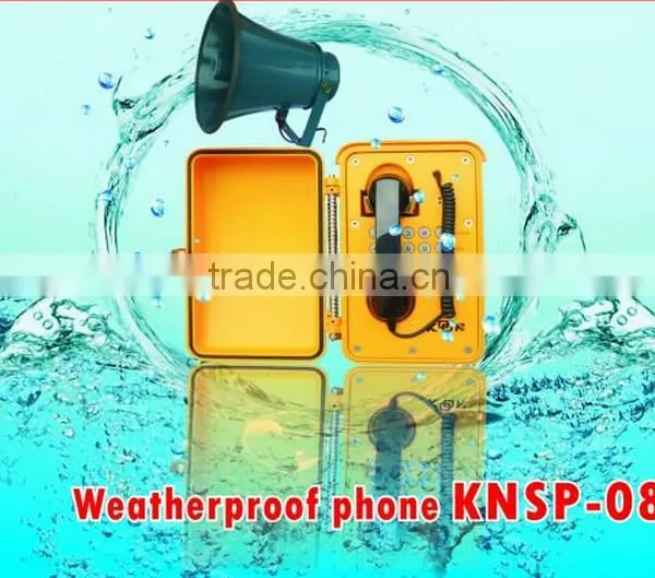 KNSP-08 Ip67 Waterproof Loudspeaker Voice Broadcasting DTMF/impulse Dialling Door Phone photo-2