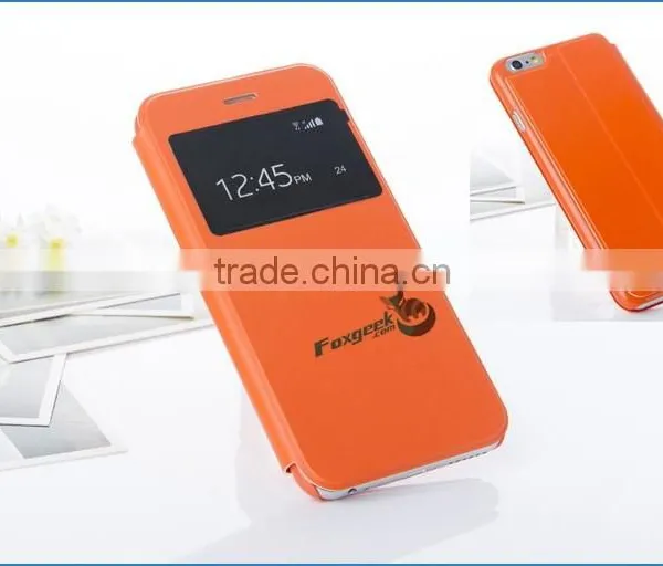 2015 New Arrival Fashion Design High Quality Microfiber Leather Phone Case for Iphone 6 4.7 Inch ,for Case Iphone 5 Leather photo-6