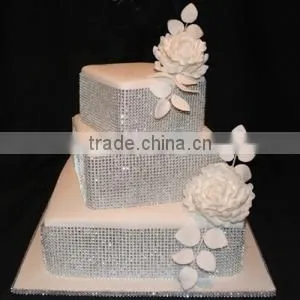 Wedding Decorative 10yards Acrylic Diamond Mesh Wraps Roll ,sparkle Rhinestone Ribbon photo-6