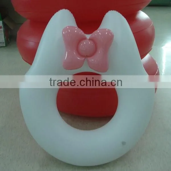 Portable Inflatable Kids Swimming Ring Transparent Flaots Ring for Swimming photo-3