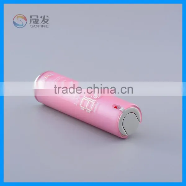 Light Pink Color Pretty Double Wall Plastic Cosmetic Lotion Bottle photo-4