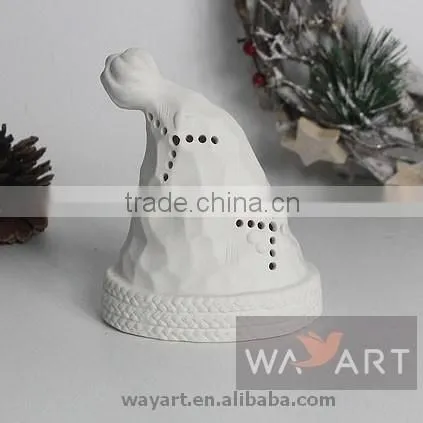Ceramic Christmas Cap for Christmas Decoration