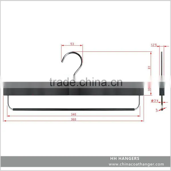 High Quality Wooden Bottom Hanger Pants Hanger for Wholesale photo-3