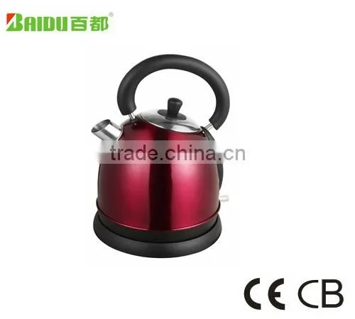 Baidu Wholesale Classic Design 1.8L Long Spoute Stainless Steel Electric Kettle Anti Slip Base photo-6