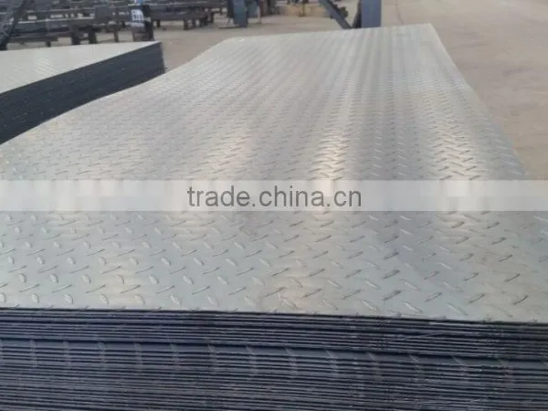 Customized Quality Ss400 Steel Checkered Plate Size photo-2