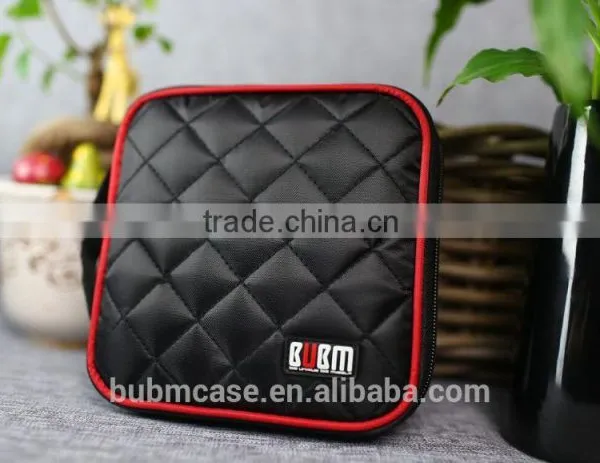 Fashion Black 32 Capacity 230D Space Twill PVC Fabric DVD Case CD Holder Personalized cd Case Dvd Cases photo-4