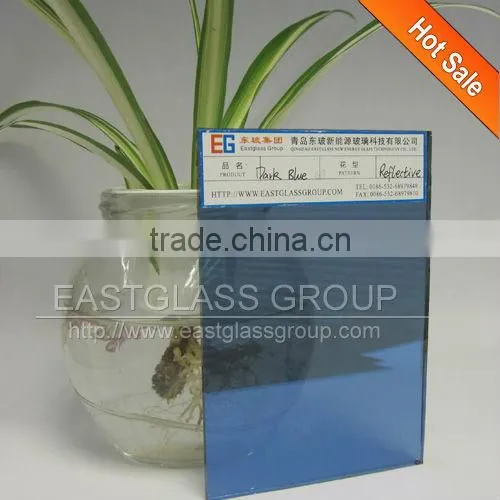 3 - 19mm Dark Blue Reflective Glass