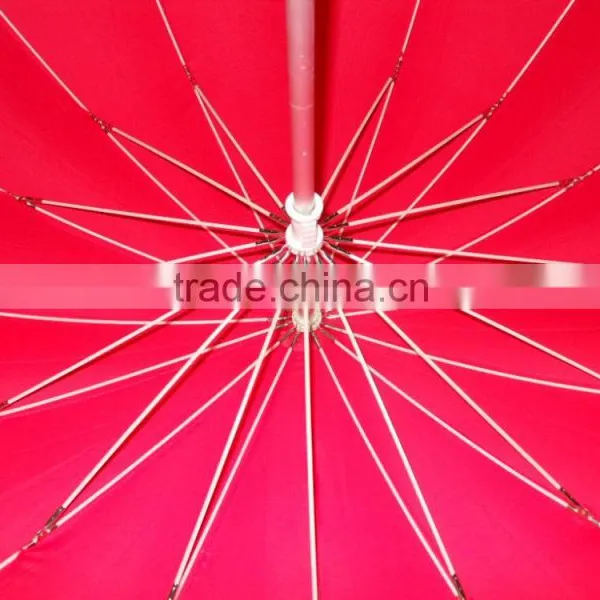 Lover Umbrella 23"16K Heart Shaped Umbrella photo-2