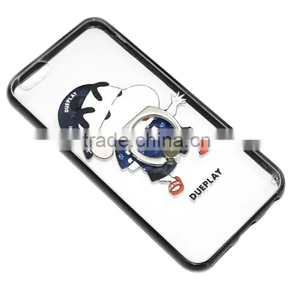 Print TPU+PC Combo Back Cover Bumper Case With Ring Kickstand for Huawei Honor Ascend Lite Mate8 P 9 Gr3 y 6 5 Max Plus 7 6 photo-5