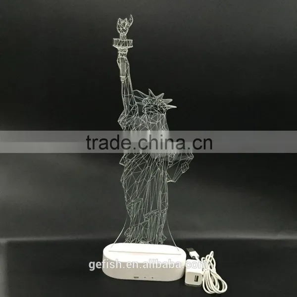 Customized Design Acrylic 3D Display Table Lamp With Night Lighting photo-5