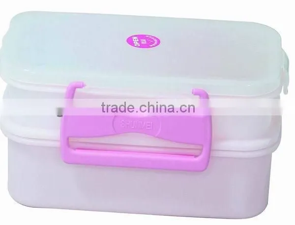 high quality rectangle lock lock fresh box plastic injection mould