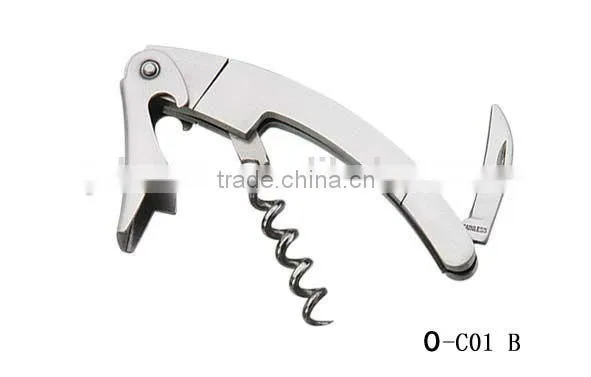 Stainless Steel Bottle Opener Keychain Wine Corkscrew