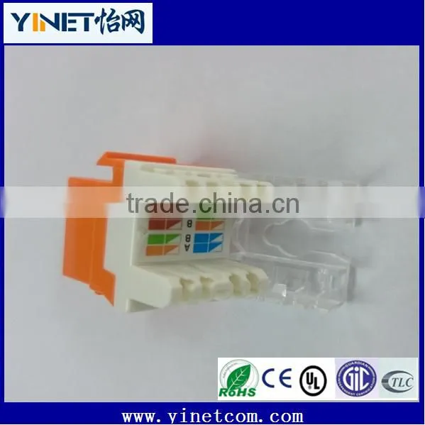 CAT 6 Unshielded RJ45 Keystone Jack Moudle photo-2