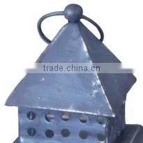 Blue Wooden Lantern for Promotional Gifts photo-3