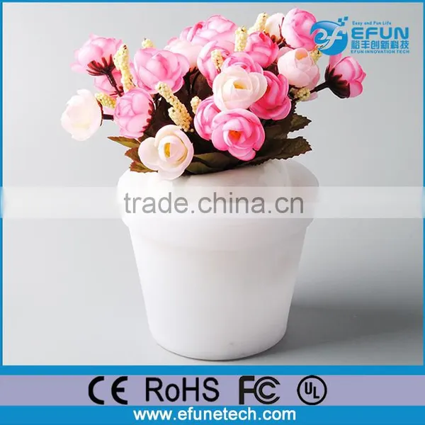 Outdoor/indoor Rechargable Rgb Color Changing Decorative Led Flower Planter photo-4