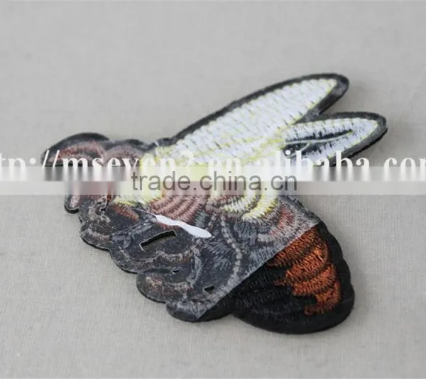 Fancy Design Brown Color Insect Sew on Embroidery Patch for Clothes photo-5