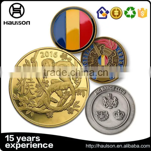 Factory Directly Sell High Quality 2D Hydraulic Pressure Customized Brass Nickel Plating Soft Enamel Cheap Souvenir Coin photo-5