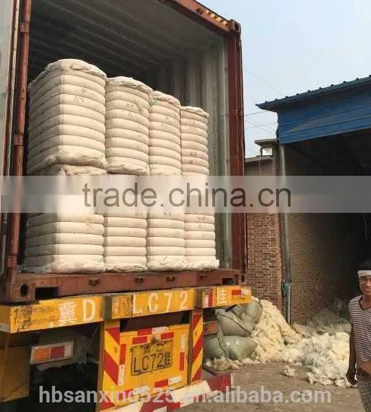 Chinese Fleece Sheep Wool, Mogolian Sheep Wool, 28-32mic&70-110mm, Raw White Color photo-6