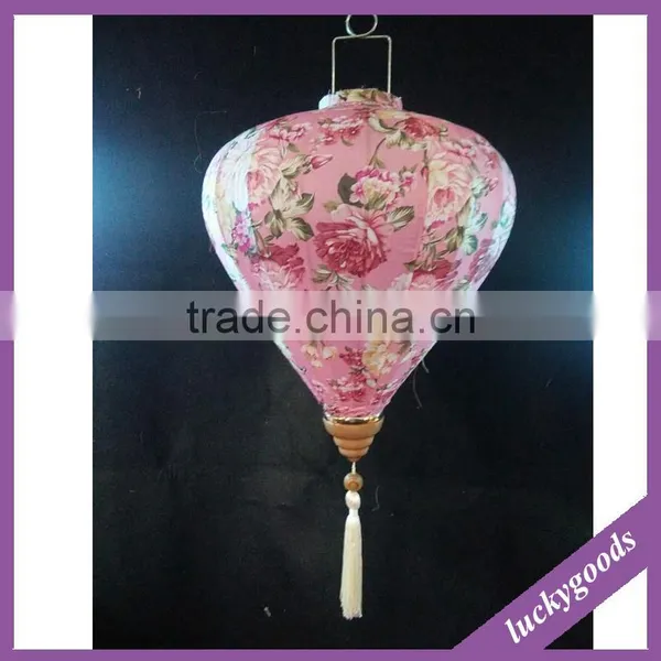 Yellow Solid Color Vietnamese Silk Lanterns photo-4