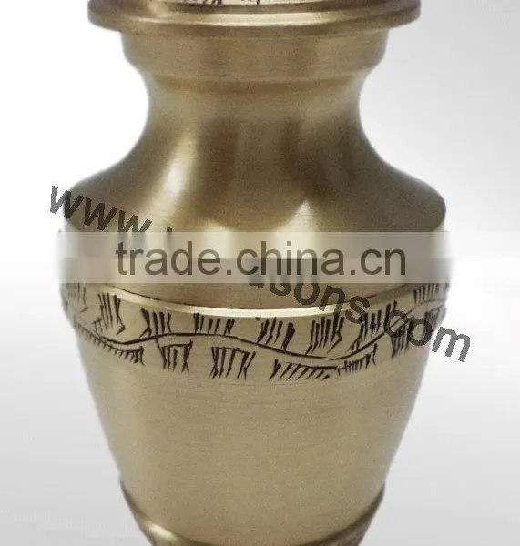 Unique Brass Metal Solid Urns Cremation Urns | Decorative Urns | Funeral Urns photo-6