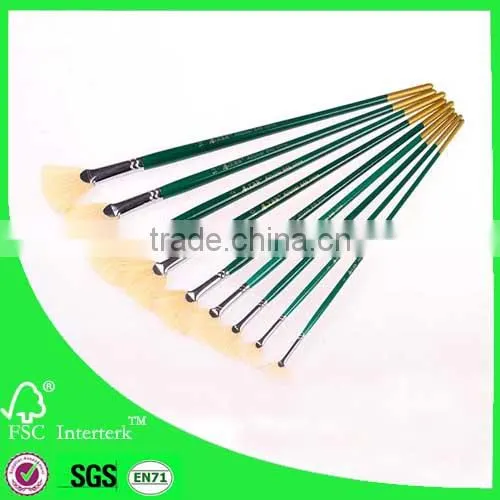 Artist Brush Chungking Fan 12/oil Color Brush /artist Brush With Fan