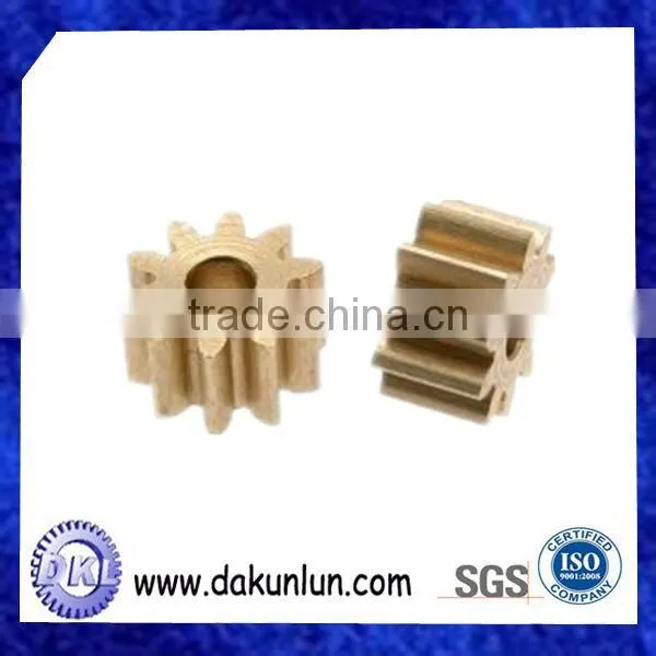 CNC Turning Customzied Brass Pinion/Brass Gear photo-2