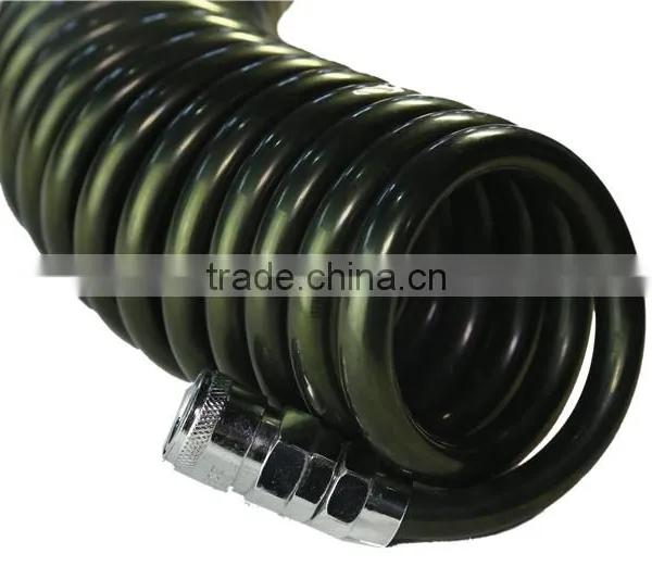 BLue Polyurethane Spiral Tube(4*6mm*7.5m) With Fitting photo-4