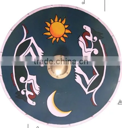 Bronze Warrior Sculpture With Shield photo-3