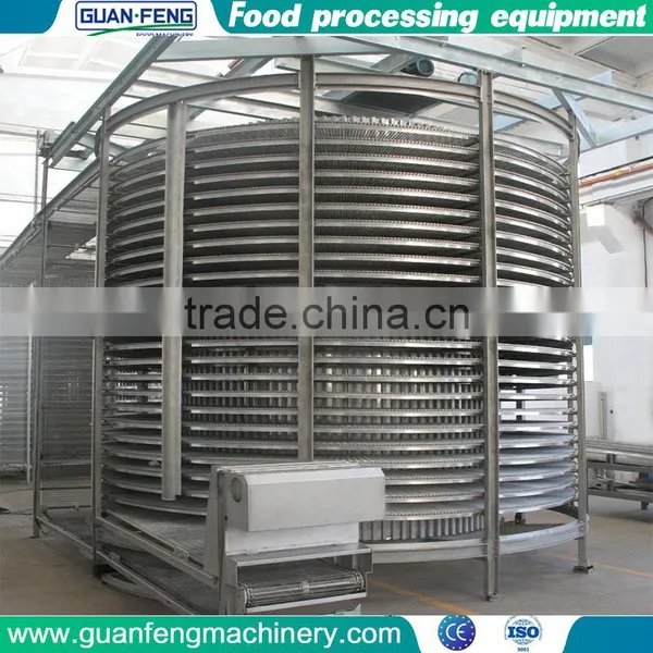 Industrial Quick Freezing Machine Spiral Freezer Chicken Wings Frozen photo-4